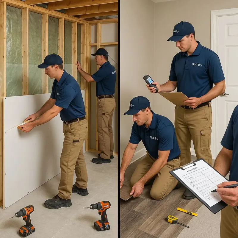 Repairs and Reconstruction process in Vermilion, OH